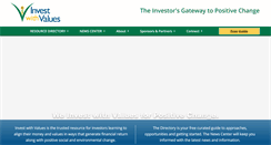 Desktop Screenshot of investwithvalues.com